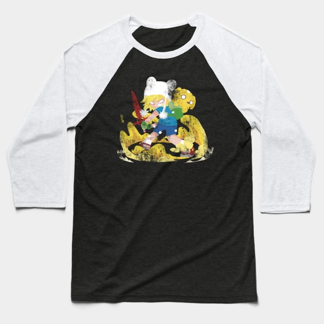 Adventure Time! Baseball T-Shirt by Origami Studio